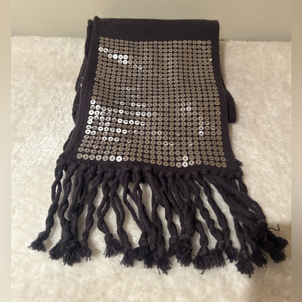 Juicy Couture Merino Wool Sequin Scarf